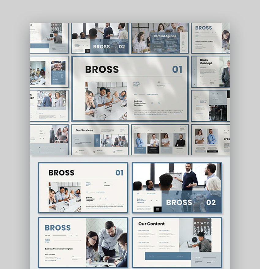 Bross Minimalist PowerPoint Template