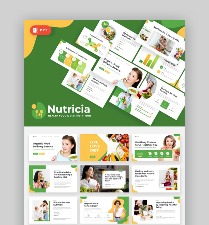Nutricia Minimalist PowerPoint Template