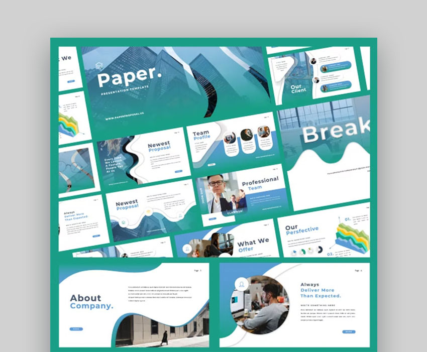 Paper Clean PPT Template