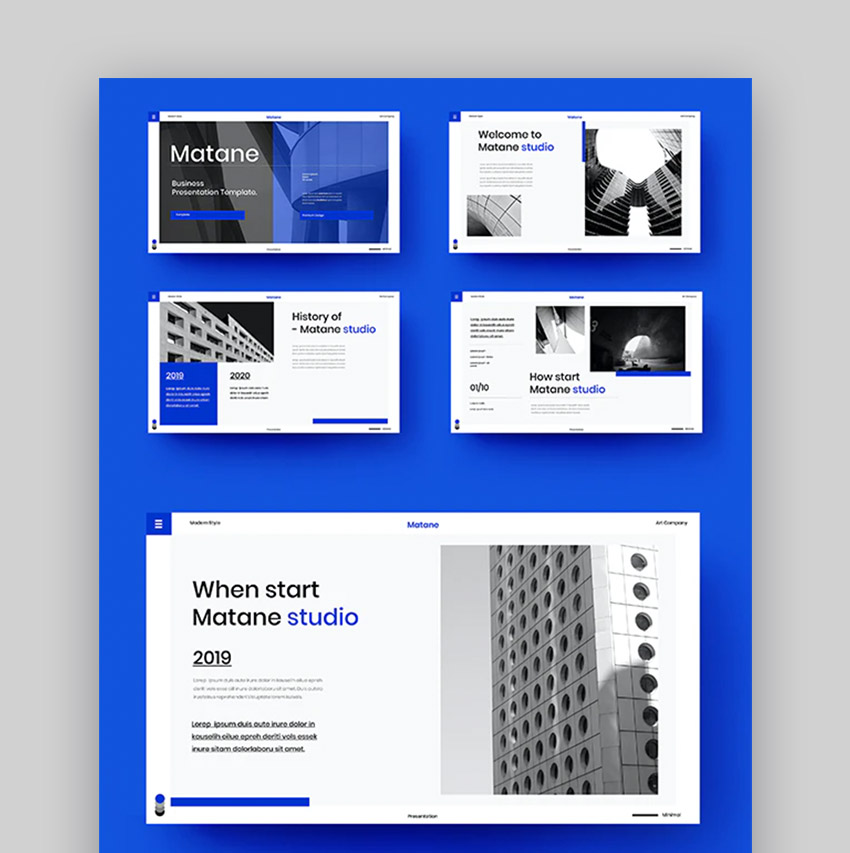 Matane – Plantilla de PPT de Negocios