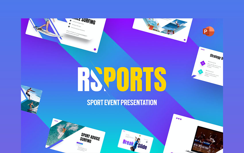 RSports - Creativa Plantilla de Deportes en PowerPoint