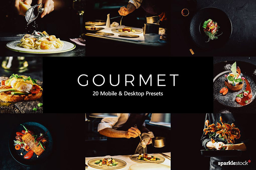 Gourmet Lightroom Presets and LUTs