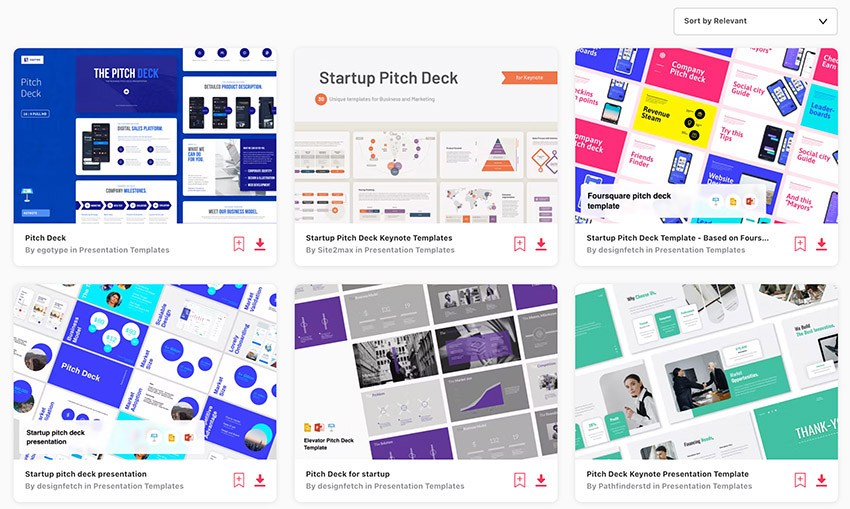 Las mejores plantillas de pitch deck Keynote en Envato Elements