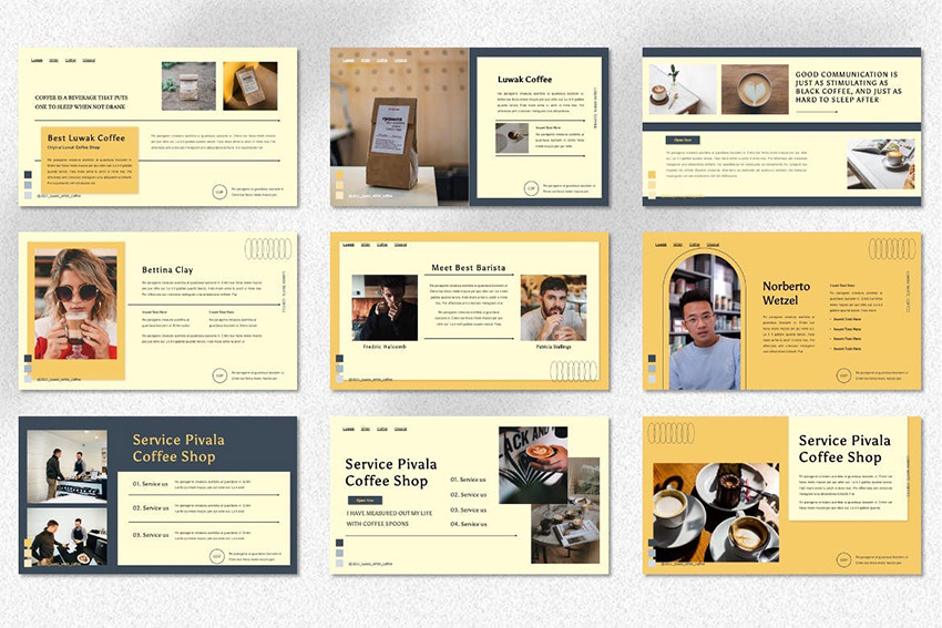 Pivala Coffee Presentation Slides