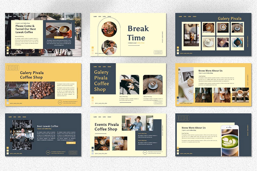 Pivala Coffee Shop Concept Presentation