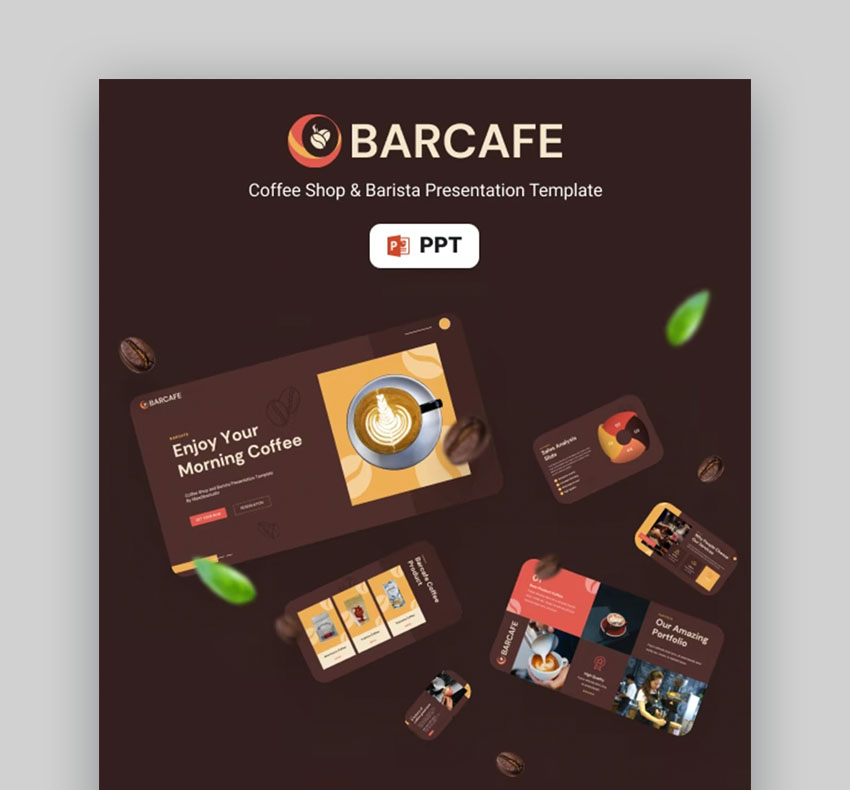 BARCAFE - Plantilla de Café y Barista