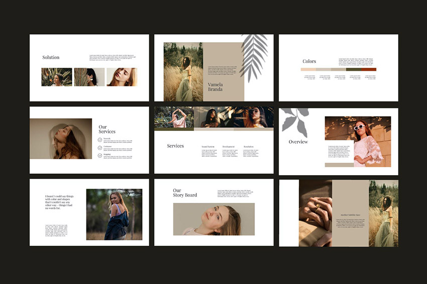 Kupula Fashion PowerPoint-Vorlagen