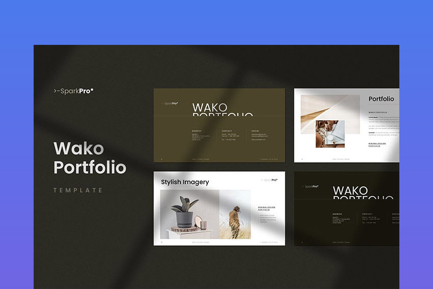 Wako Modern Resume PowerPoint Presentation