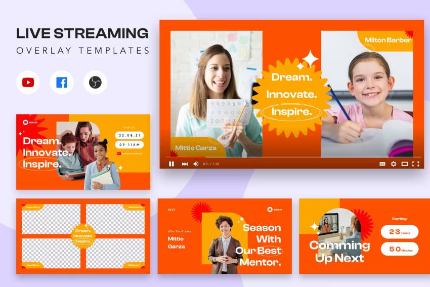 Contemporary OBS Stream Overlay Download