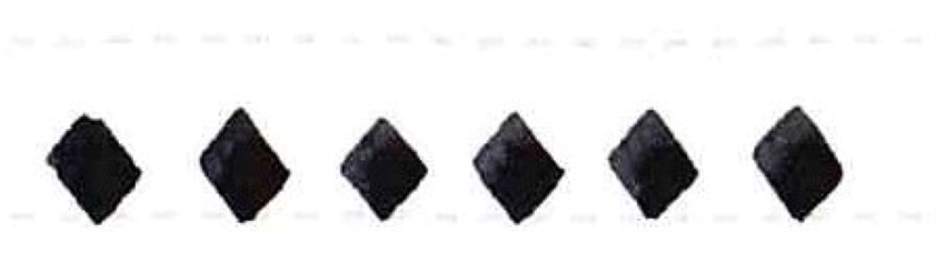 Gothic script serif down stroke multiple