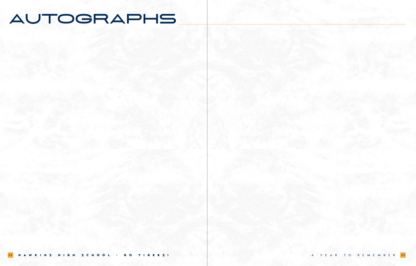 Autograph spread