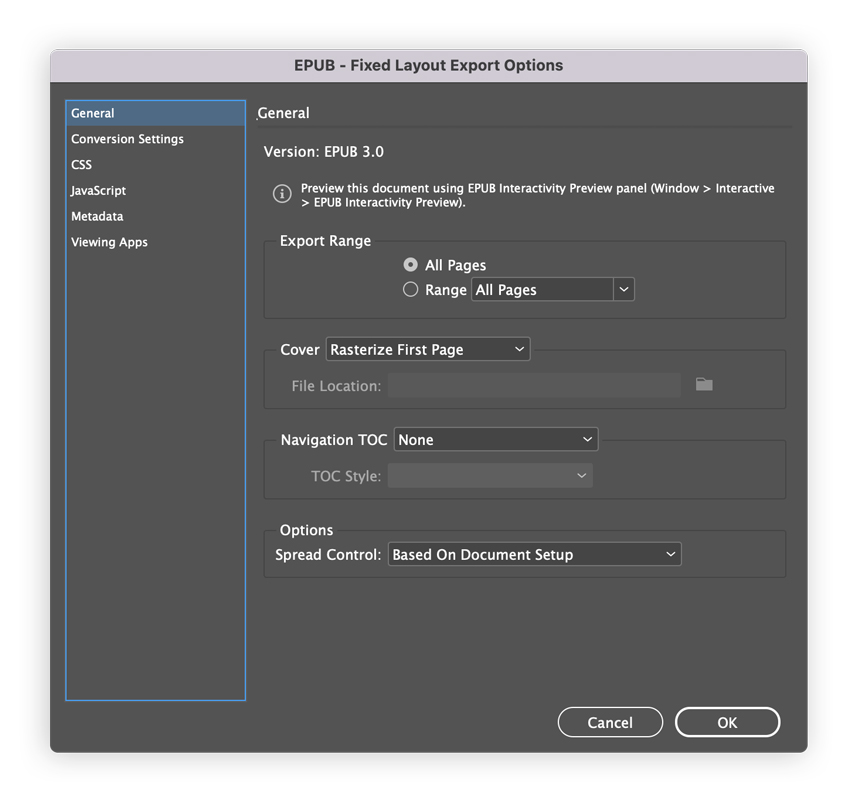 EPUB versions