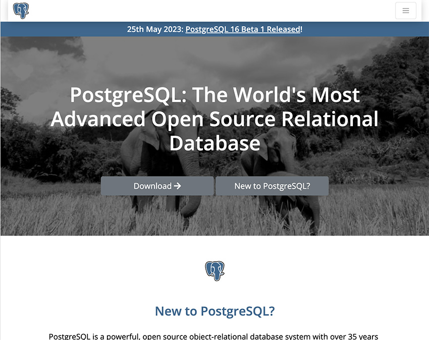 POSTGRESQL database