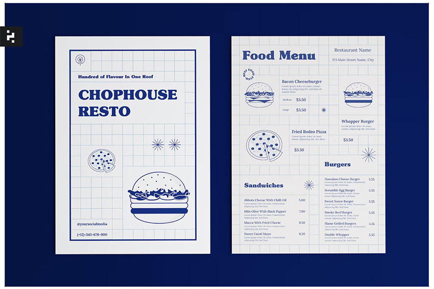 Fast Food Minimal Menu