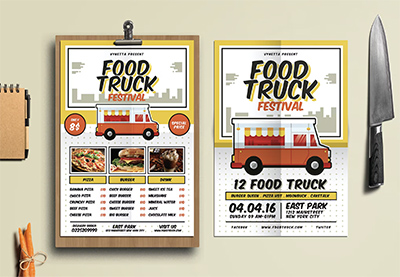 Food Truck Festival Poster/Flyer/Menu