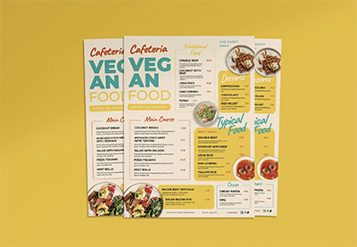 Vegan Food Menu