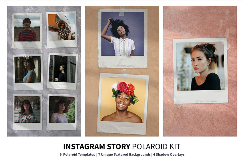 Instagram Story Polaroid Kit