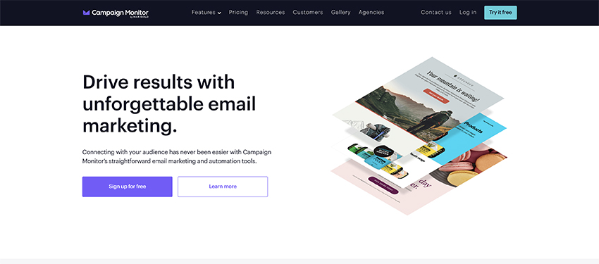 Campaign Monitor Online Business Email Newsletter Software