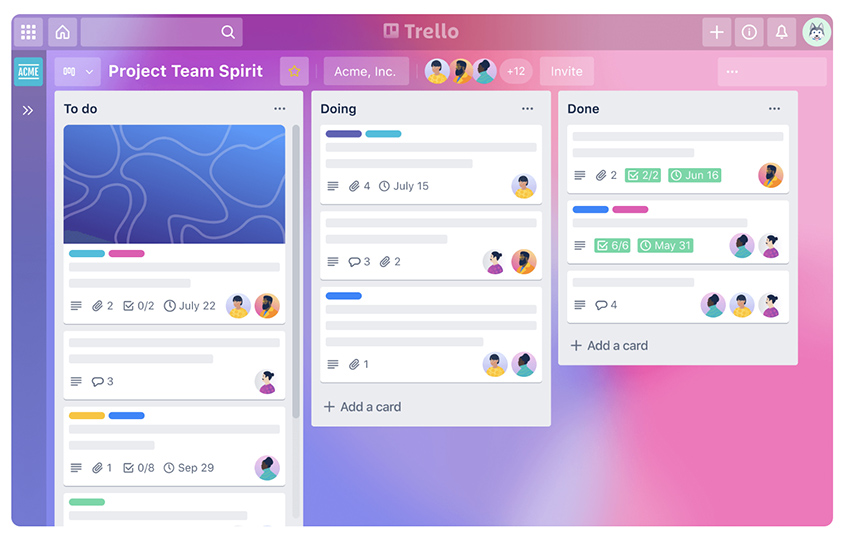 Trello Small Business Online Project Management Software