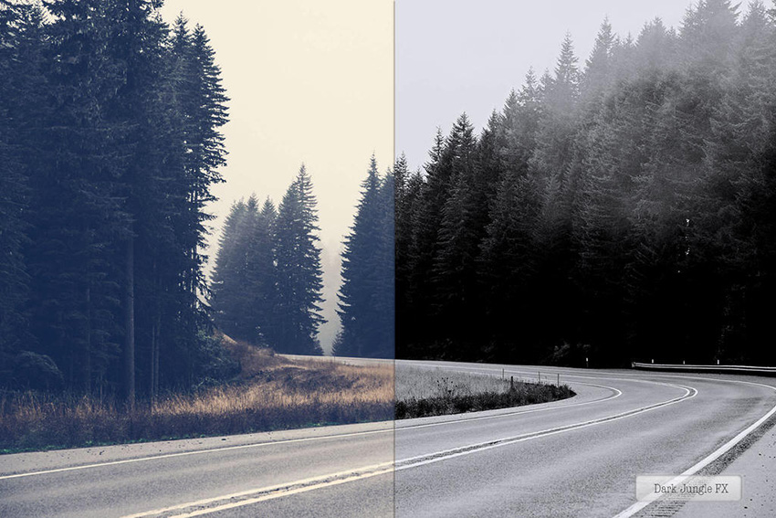 Dark Jungle Effect Photoshop Action