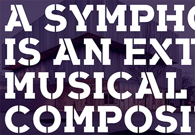 Arkibal Stencil Serif Font