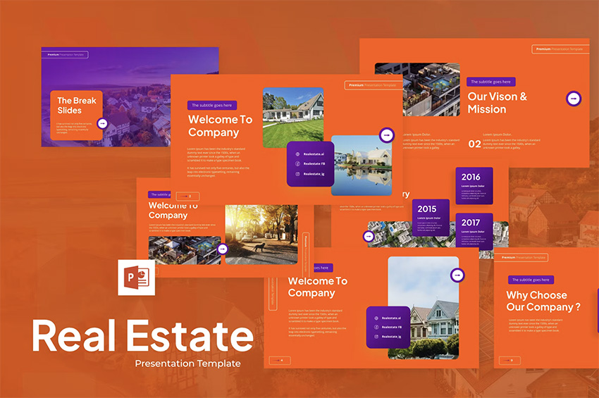 Real Estate Powerpoint Template