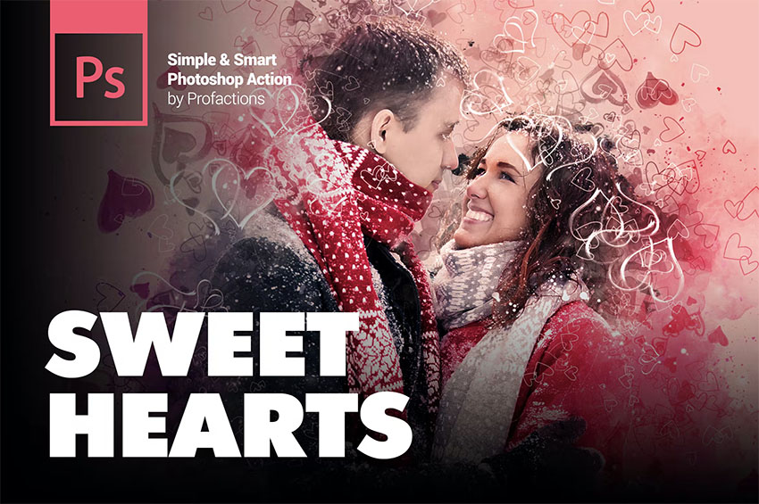 Valentinum - Sweethearts Photoshop Action