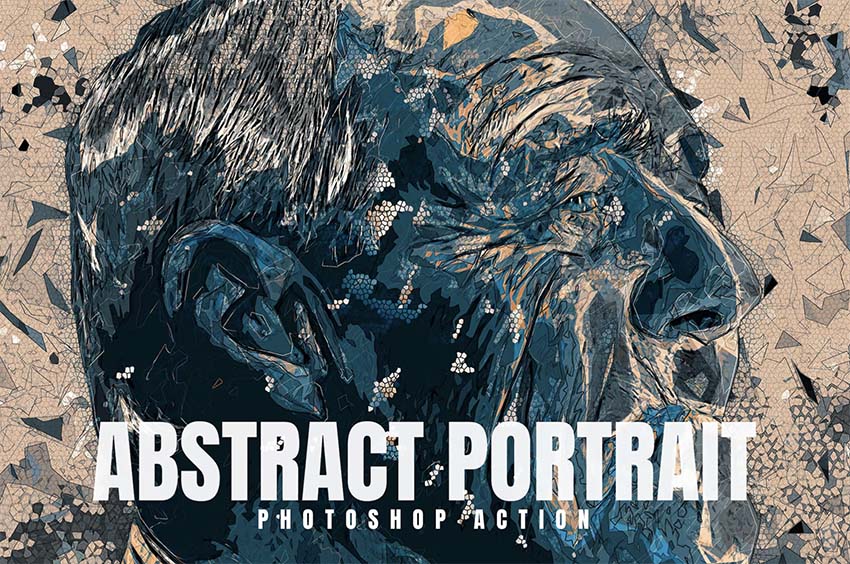 Abstract Portrait - Photoshop Action 