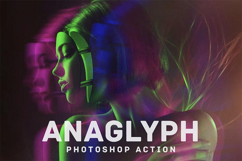 Anaglyph - Photoshop Action