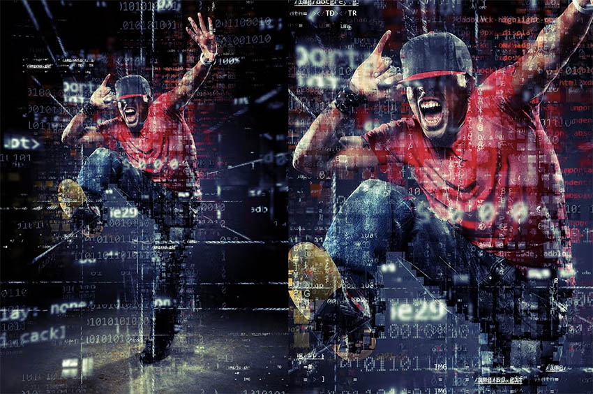Code Art Photoshop Action