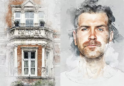 Mixed Media Photoshop Action