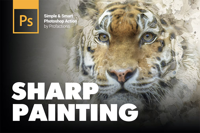 Paintum Photoshop Action