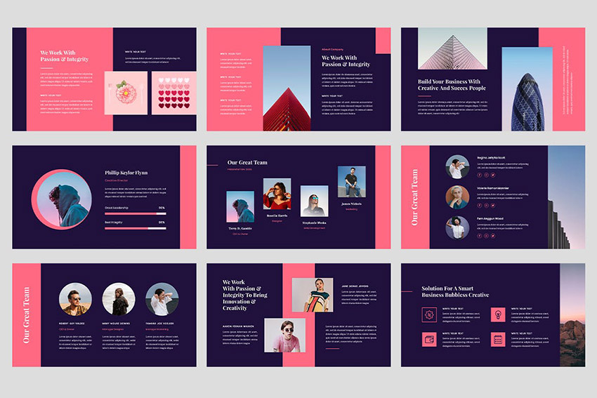 2 Bubbless - Creative Business Google Slides