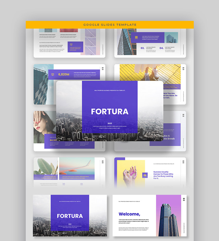 Fortura - Diseños para Presentaciones Google Multiusos