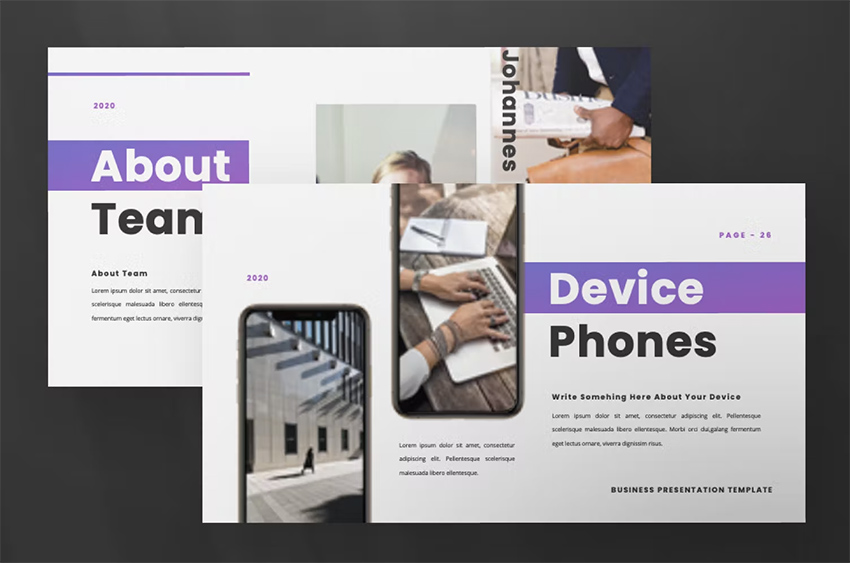 Las plantillas Google slides cuentan con diferentes esquemas de color o son personalizables.