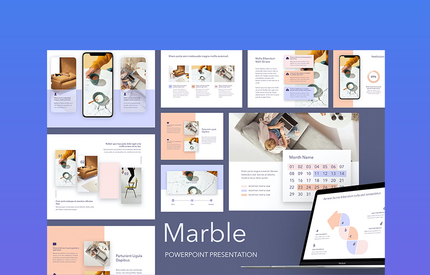 Marble PowerPoint Template