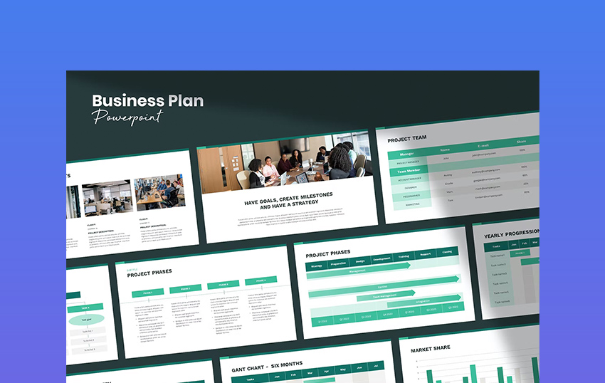 Modern Business Planner Powerpoint