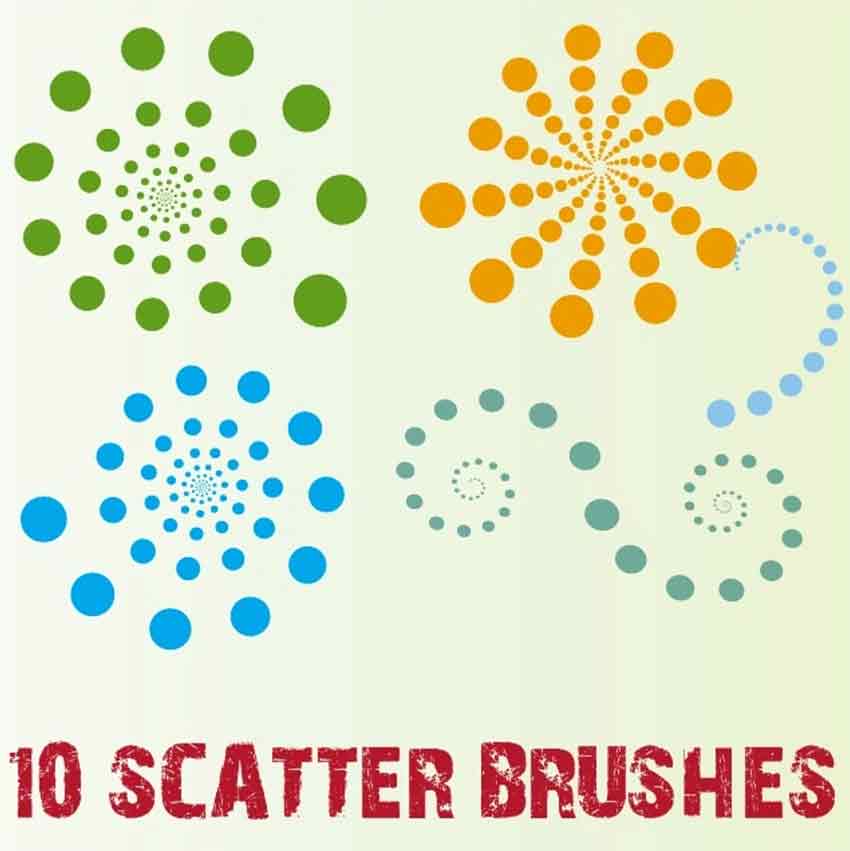 free scatter brushes