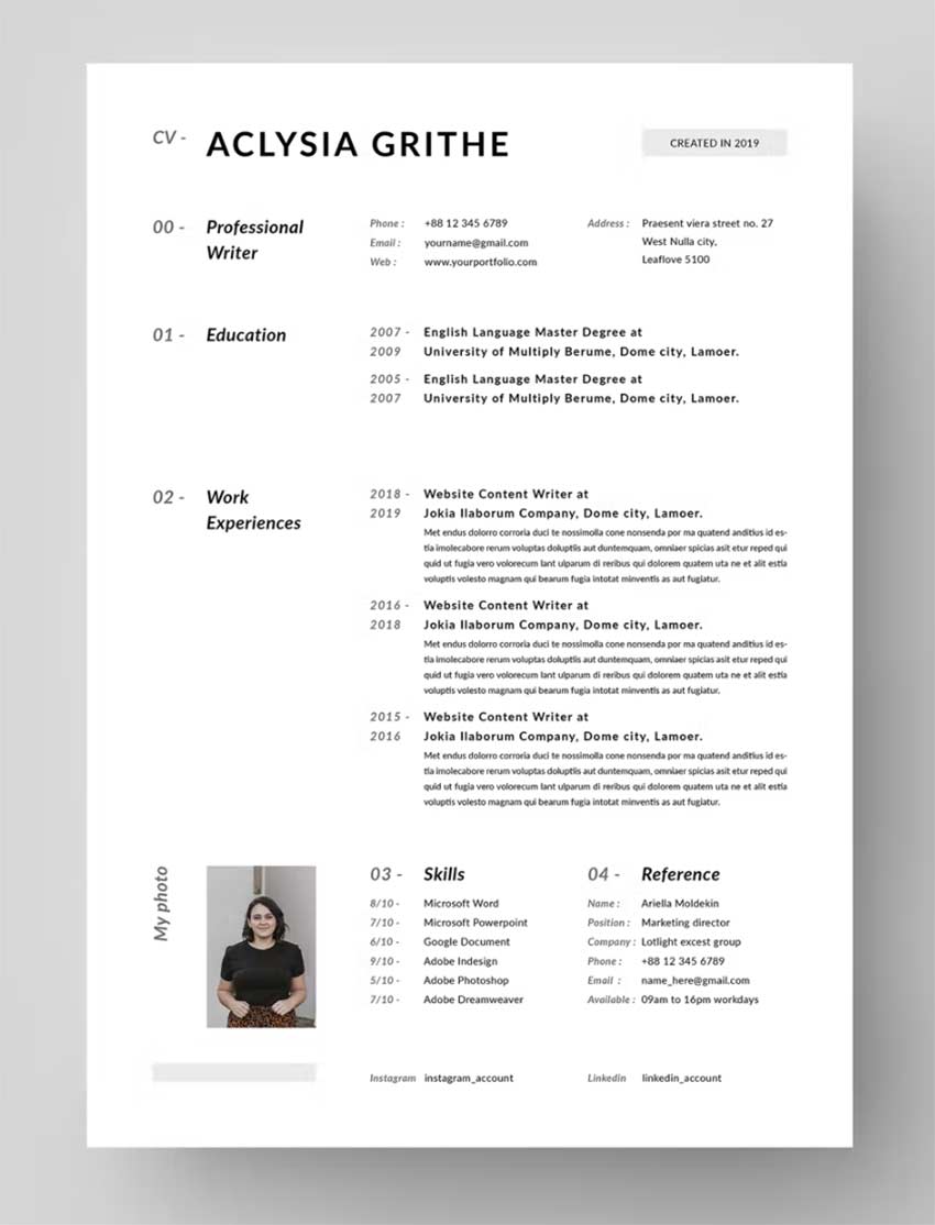 Digital Resume on Envato Elements