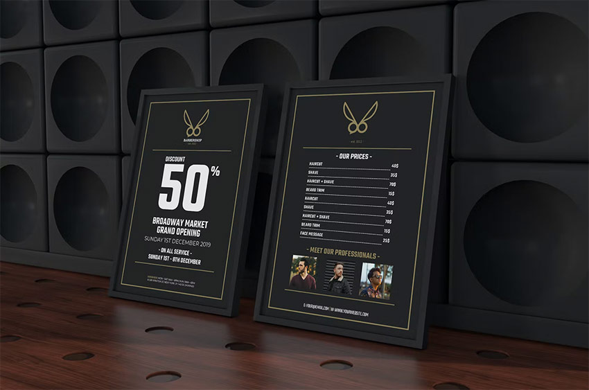 Barbershop - Business Flyer Example