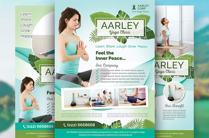 Yoga - Example of Flyer Templates