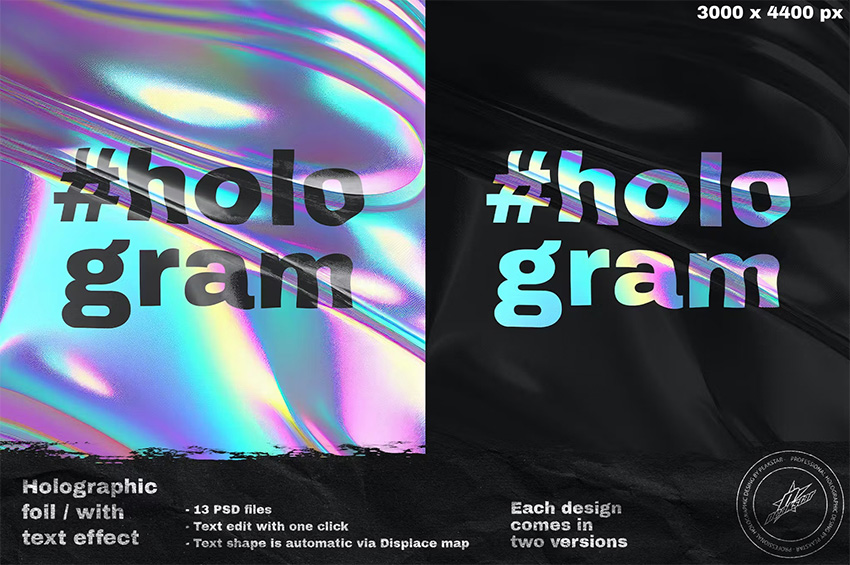 Foil Holographic texture