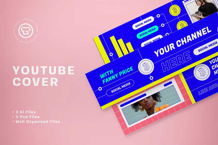 bitcoin art channel template