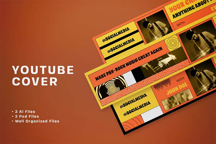 music art channel template