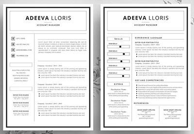 Simple Resume Template Loris