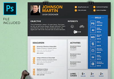 Simple Resume Template & Cover Letter