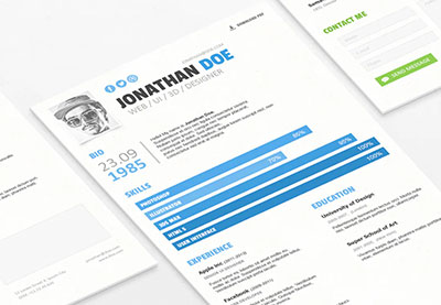Simple Resume CV Template