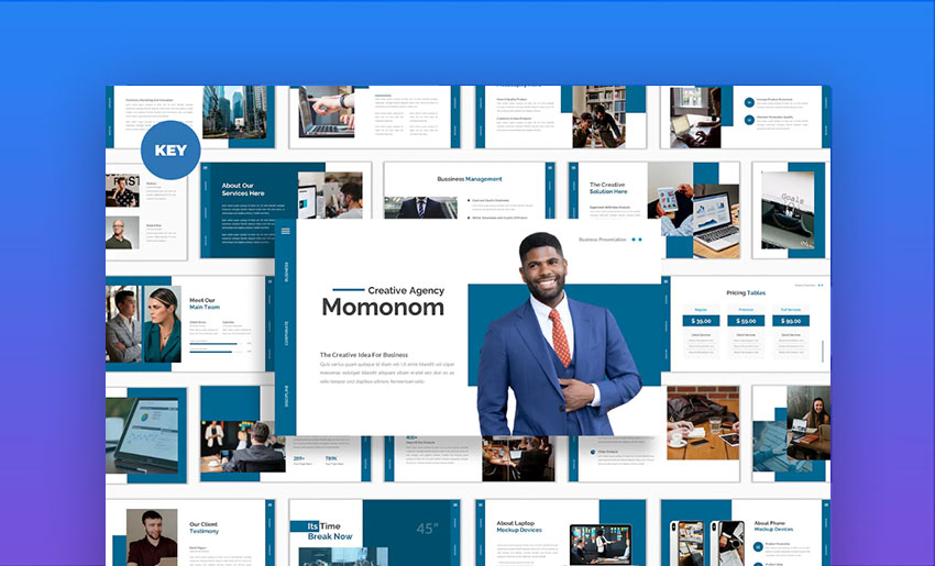 Momonom Business Keynote Template