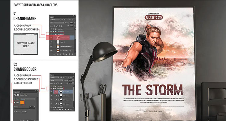 The Storm Movie Poster Flyer