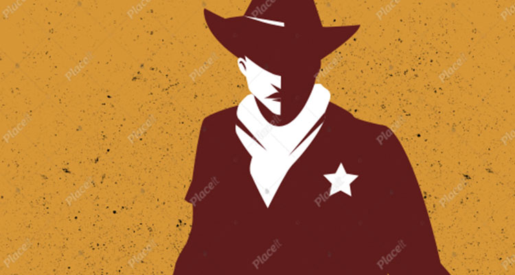 western movie poster template